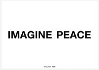 Imagine Peace by Yoko Ono contemporary artwork works on paper, print