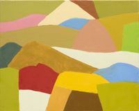 Untitled by Etel Adnan contemporary artwork painting