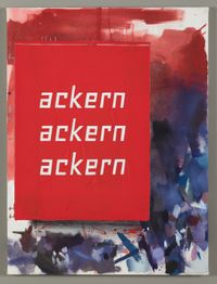 ackern, ackern, ackern by Jana Gunstheimer contemporary artwork painting