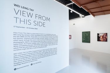 Exhibition view: Wei Leng Tay, View From This Side, Yeo Workshop, Singapore (17 September-23 October 2022). Courtesy Yeo Workshop. Photo: Ng Wugang.