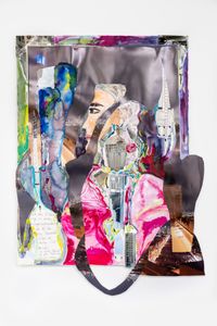 Chicagohochhausohrring by Sophie Schmidt contemporary artwork mixed media