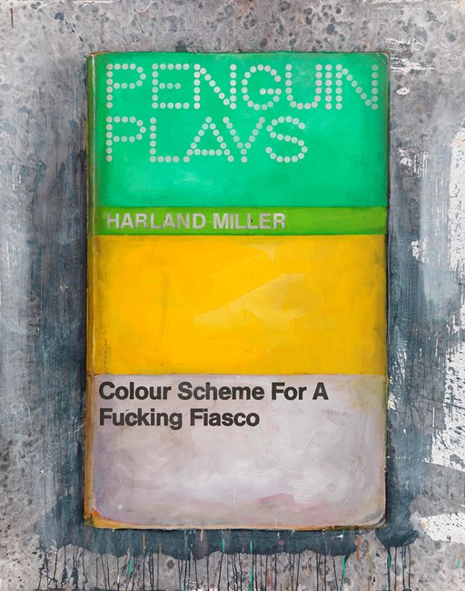 Colour Scheme For A Fucking Fiasco by Harland Miller contemporary artwork