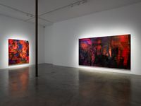 Doron Langberg Paints the Town Red at Victoria Miro 4