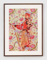 Juan Cabrera Pulido Study by Kehinde Wiley contemporary artwork painting, works on paper