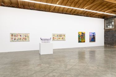 Exhibition view: Group Exhibition, Discreet Histories, Anat Ebgi, Los Feliz, Los Angeles (18 November–16 December 2023). Courtesy Anat Ebgi.