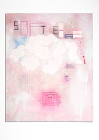 SOFT EEE (#1 pink) by Sarah crowEST contemporary artwork painting