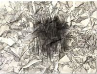 褶皱-2 (Folds-2) by Sun Yichao contemporary artwork works on paper, drawing