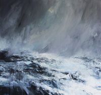 Running Sea, Brindister by Janette Kerr contemporary artwork painting