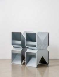 Square Tubes Series D by Charlotte Posenenske contemporary artwork sculpture