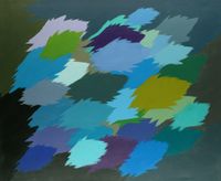 Nuance of Sky 4 by Hock E Aye Vi Edgar Heap Of Birds contemporary artwork painting