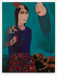 Intervention by Samira Abbassy contemporary artwork painting