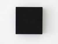 Schwarzer Kasten / Black Box by Blinky Palermo contemporary artwork sculpture