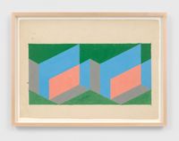 Study for Tautonym by Josef Albers contemporary artwork painting, works on paper