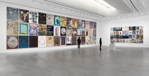 Exhibition view: Keith Tyson, Drawings & Paintings, Hauser & Wirth, 22nd Street, New York (3 February–2 April 2022). © Hauser & Wirth. Courtesy Hauser & Wirth. Photo: Thomas Barratt