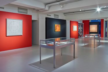 Exhibition view: Otto Piene, Rouge et Noir, Galerie Gmurzynska, Zurich, Talstrasse 37 (12 October–January 2023). Courtesy Galerie Gmurzynska.