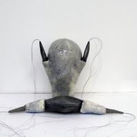 Headcase 06 by Julia Morison contemporary artwork sculpture, ceramics
