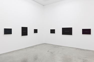 Exhibition view: Sophie Calle, 'Parce que', Perrotin, Paris (13 October–22 December 2018). Courtesy the artist and Perrotin.