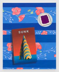 Sunk (breakfast) by Alec Egan contemporary artwork painting, works on paper