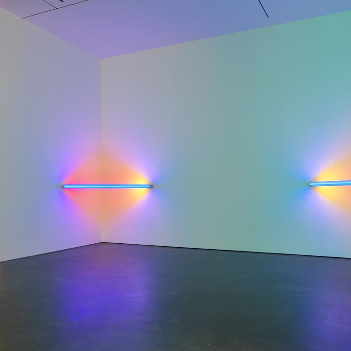 Dan Flavin, 'Corners, Barriers and Corridors' at David Zwirner