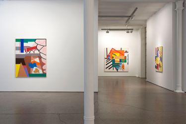 Exhibition view: Shirley Jaffe, Galerie Greta Meert, Brussels (17 November 2011–14 January 2012). Courtesy Galerie Greta Meert.