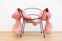 True Love Chair by Susanne Thiemann contemporary artwork sculpture, textile