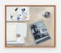 Still life with Ed Ruscha book by Jean-Philippe Delhomme contemporary artwork painting