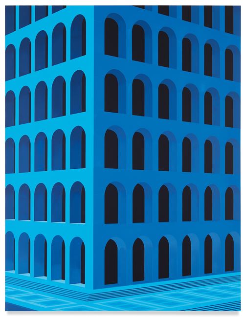 City Square at 4 am (Palazzo della Civiltà
Italiana, Large Version) by Daniel Rich contemporary artwork