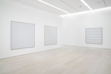 Exhibition view: Agnes Martin, The Distillation of Color, Pace Gallery, New York (5 May–26 June 2021). © Estate of Agnes Martin / Artists Rights Society (ARS), New York. Courtesy Pace Gallery.