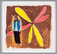 Dragonfly 3 by Richard Hawkins contemporary artwork painting, works on paper