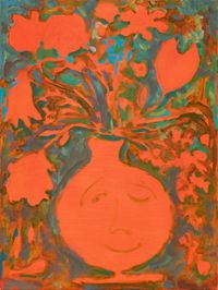 Flowers (orange) by Antone Könst contemporary artwork painting