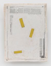 Composition with Yellow by Mark Manders contemporary artwork print