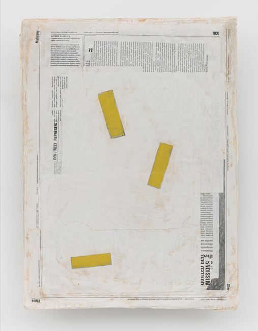Composition with Yellow by Mark Manders contemporary artwork