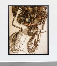 Atlas (After Giovanni Francesco Barbieri (Il Guercino)) by Vik Muniz contemporary artwork photography