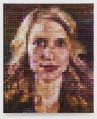 Claire by Chuck Close contemporary artwork painting