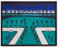 Miami Causeway by Roger Brown contemporary artwork painting