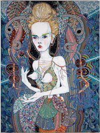 that is its nature by Del Kathryn Barton contemporary artwork painting