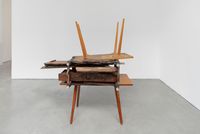Barricade (Tables) by Angela De La Cruz contemporary artwork sculpture, installation
