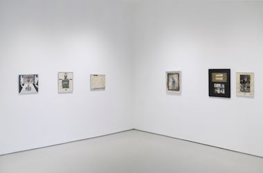 Exhibition view: Rachel Rosenthal, Thanks: Collage Works from the 1970s, Roberts Projects, Los Angeles (24 October–12 December 2020). Courtesy Roberts Projects. 