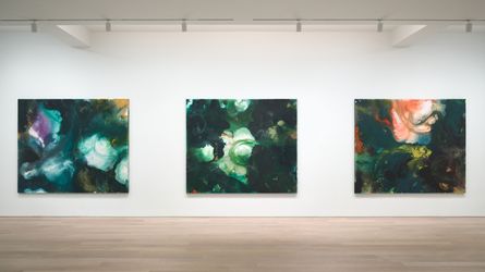 Contemporary art exhibition, Mary Weatherford, Sea and Space at Gagosian, 980 Madison Avenue, New York, United States