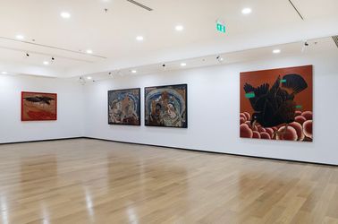 Exhibition view: Zou Jianping, The Divine Earth, Tang Contemporary Art, Bangkok (13 January–24 February 2024). Courtesy Tang Contemporary Art.