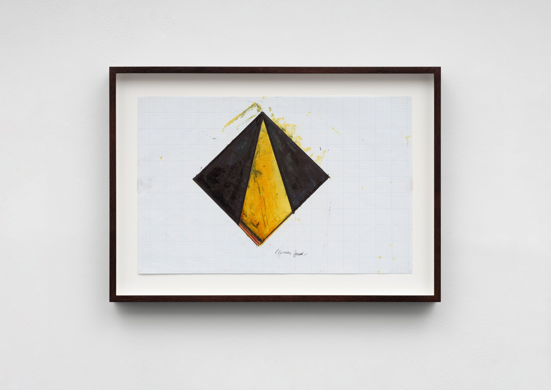 Untitled, 2018 by Carmen Herrera, Acrylic marker, ink, and pencil