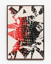 B.B.M Red Umbra 1-37 by Maia Ruth Lee contemporary artwork painting