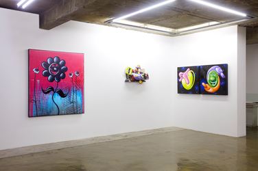 Exhibition view: Kenny Scharf, Anxiously Optimistic, Baik Art, Seoul (23 October–22 November 2019). Courtesy Baik Art.