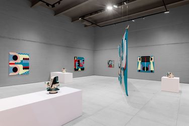Exhibition view: Francisco Muñoz, False spiritiual, Galería RGR, Mexico City (20 April–15 June 2024). Courtesy Galería RGR.