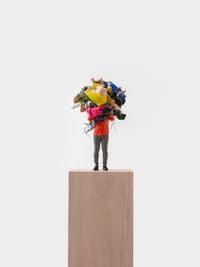 Mini-Gathering polychrome #7 by Daniel Firman contemporary artwork sculpture