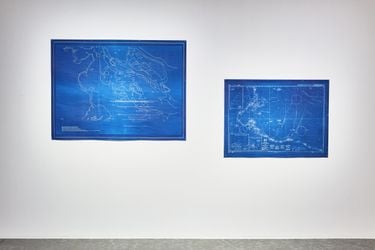 Map ≠ Territory. Installation view at Green Art Gallery, Dubai, 2021