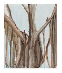 Banyan (Two Boys Climbing) by Matthew Krishanu contemporary artwork painting, works on paper