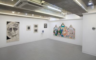 Exhibition view: Jungwook Kim and Jinu Nam, Mystery Play of Romanticist, Space Willing N Dealing, Seoul (31 Augusut–30 September 2022). Courtesy Space Willing N Dealing.