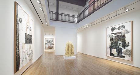Exhibition view: Jitish Kallat, Phase Transition, Templon, 28 Grenier Saint-Lazare, Paris (12 January–9 March 2019). Courtesy Templon.