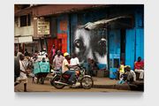 28 Millimètres, Women are Heroes, Downtown Monrovia, Liberia by JR contemporary artwork 1